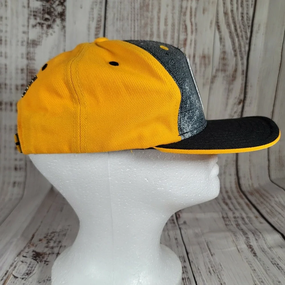 Pittsburgh Steelers NFL Team Apparel‎ Youth Black Yellow Adjustable Snapback Cap